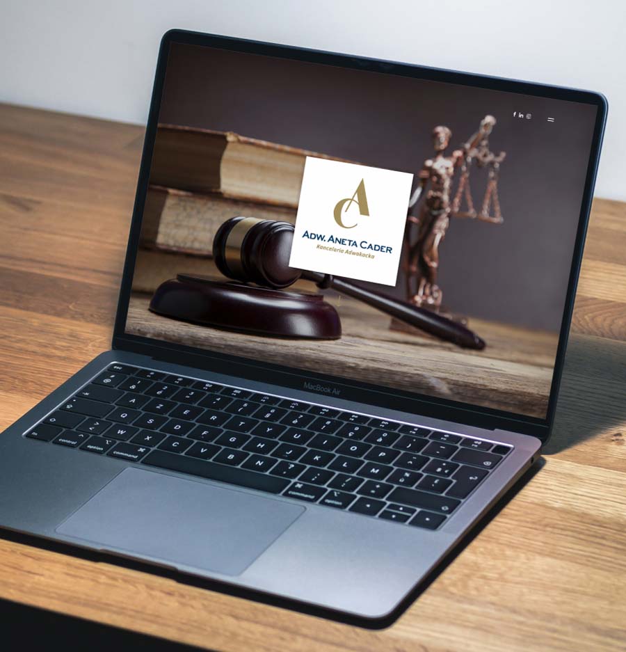 Kancelaria Adwokacka Adwokat Aneta Cader, Wild Head Studio, strona internetowa