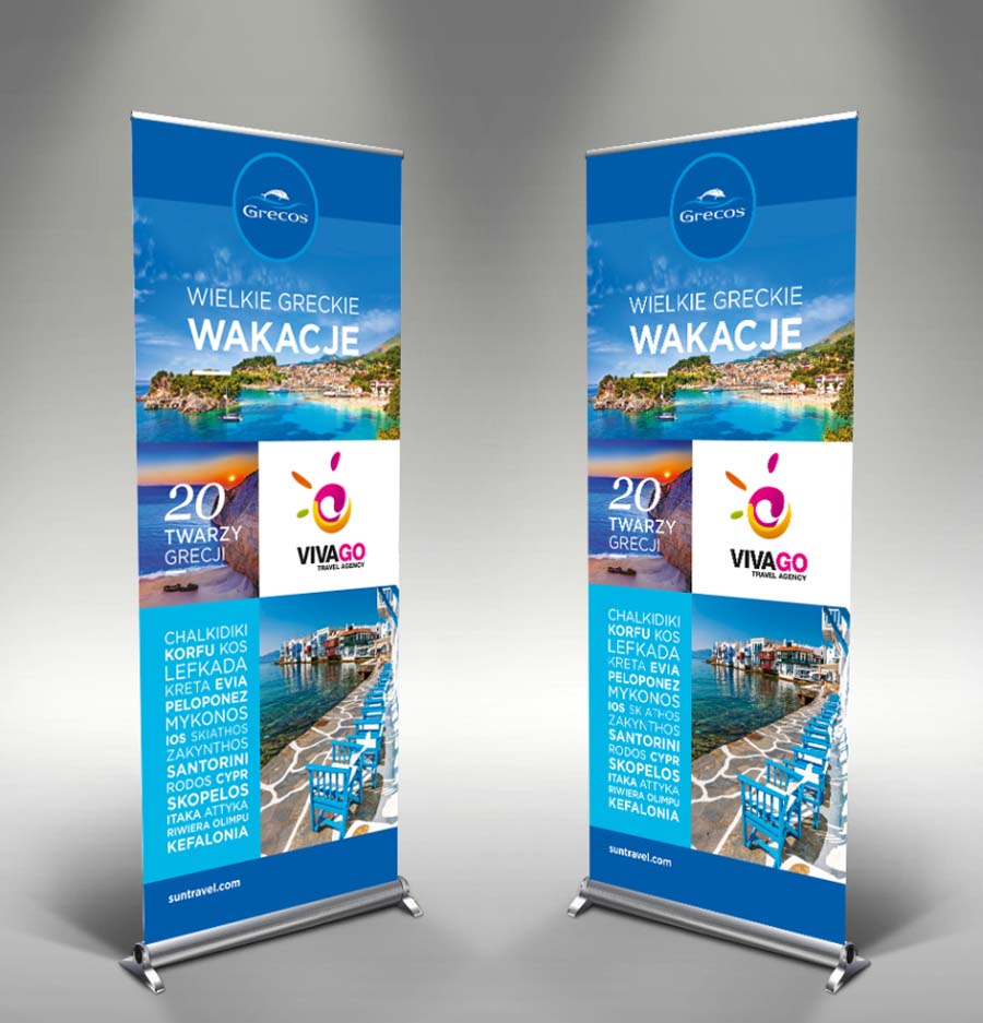 Grecos Holiday, Wild Head Studio, rollup