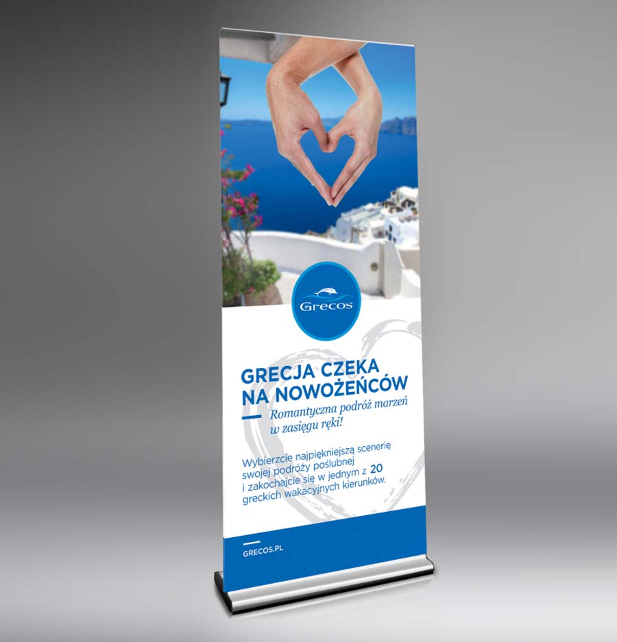 Grecos Holiday, Wild Head Studio, rollup