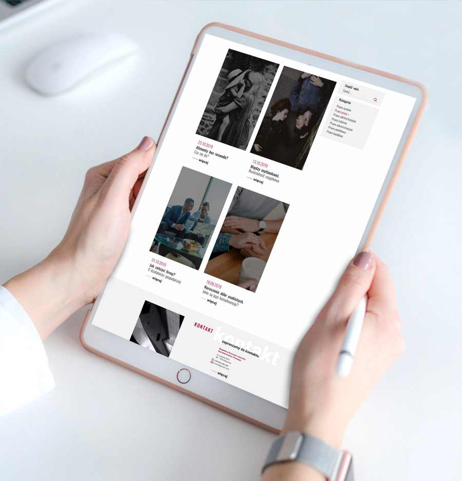 Kancelaria Radcy Prawnego Magdalena Krawczyk-Jaworska, Wild Head Studio, strona internetowa