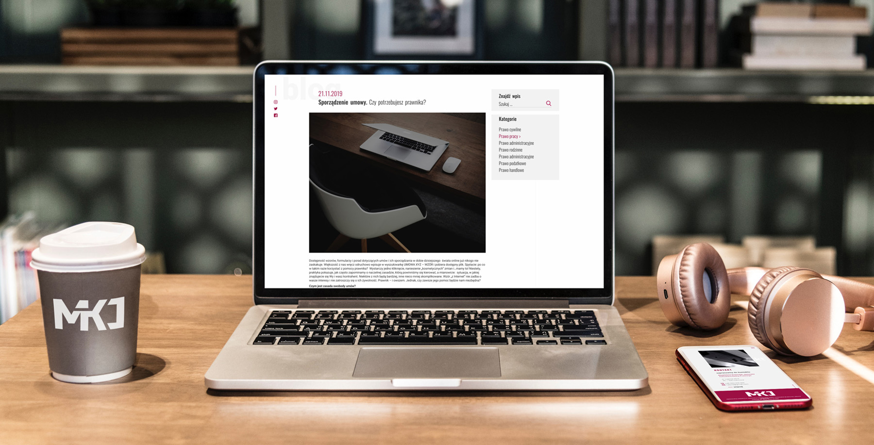 Kancelaria Radcy Prawnego Magdalena Krawczyk-Jaworska, Wild Head Studio, strona internetowa