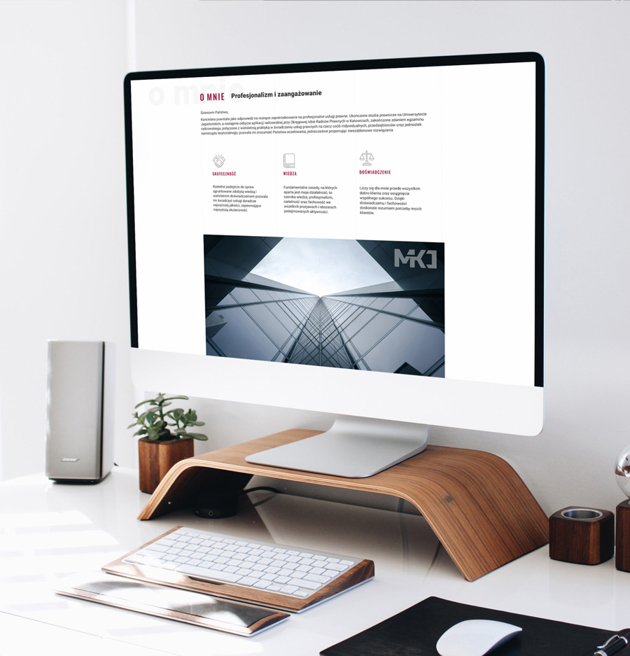 Kancelaria Radcy Prawnego Magdalena Krawczyk-Jaworska, Wild Head Studio, strona internetowa