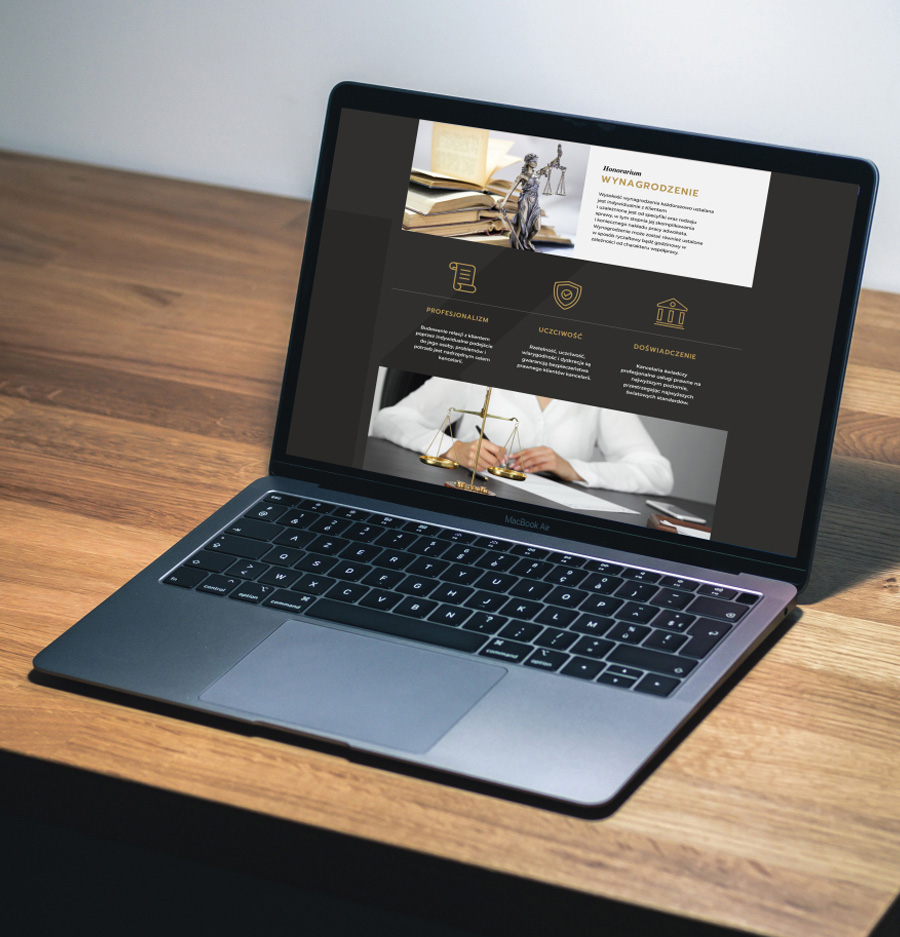 Kancelaria Adwokacka Adwokat Aleksandra Kubecka, Wild Head Studio, strona internetowa