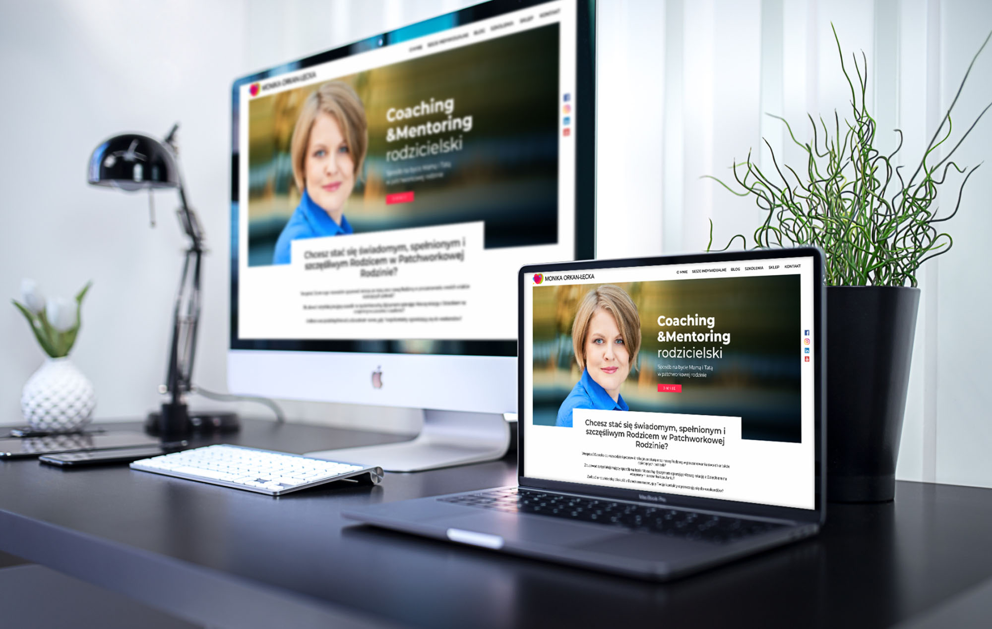 Monika Orkan-Łęcka, Wild Head Studio, strona internetowa