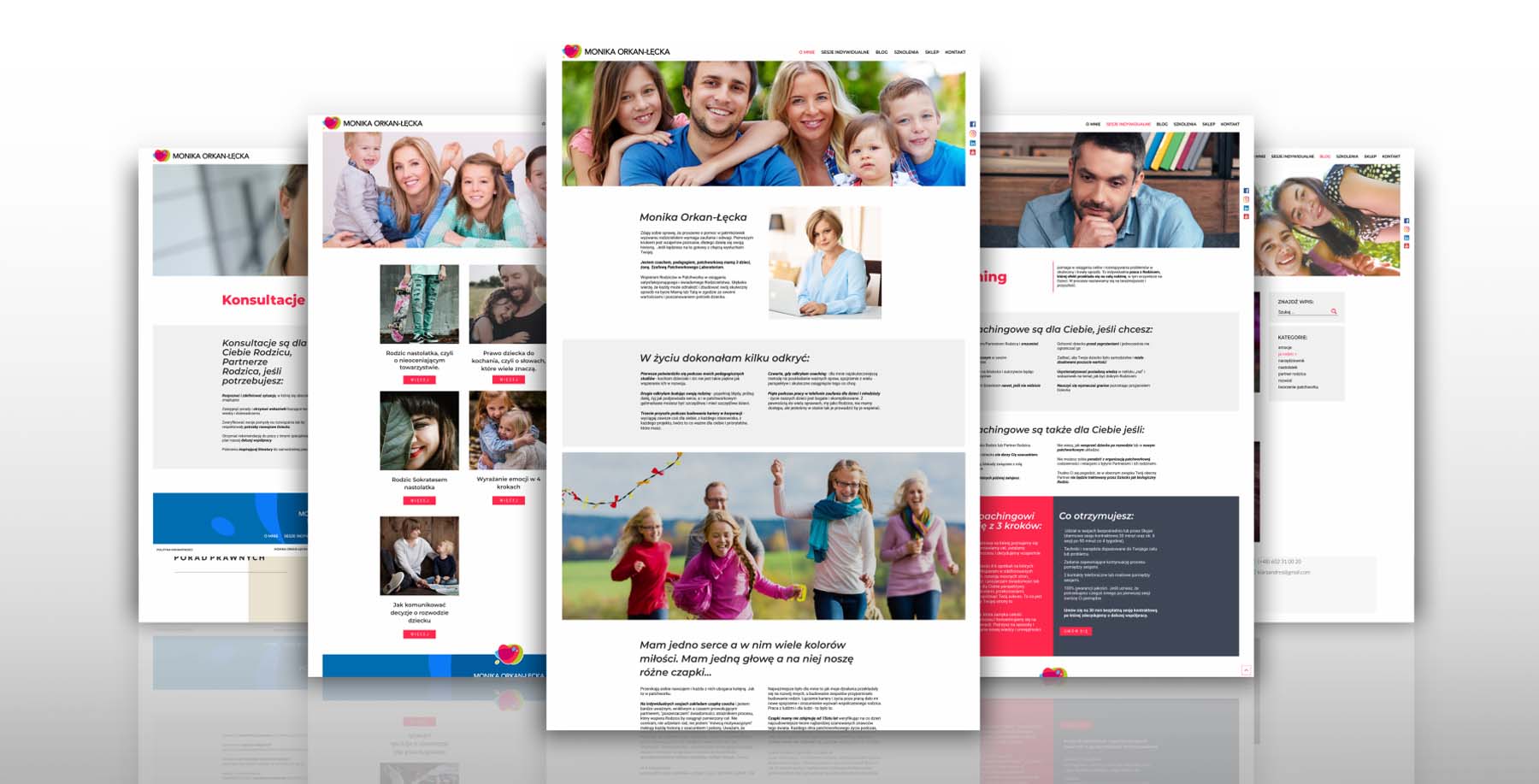 Monika Orkan-Łęcka, Wild Head Studio, strona internetowa