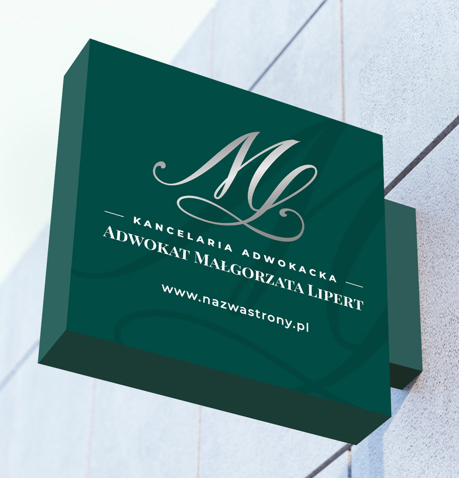 Kancelaria Adwokacka Adwokat Małgorzata Lipert, Wild Head Studio, identyfikacja wizualna