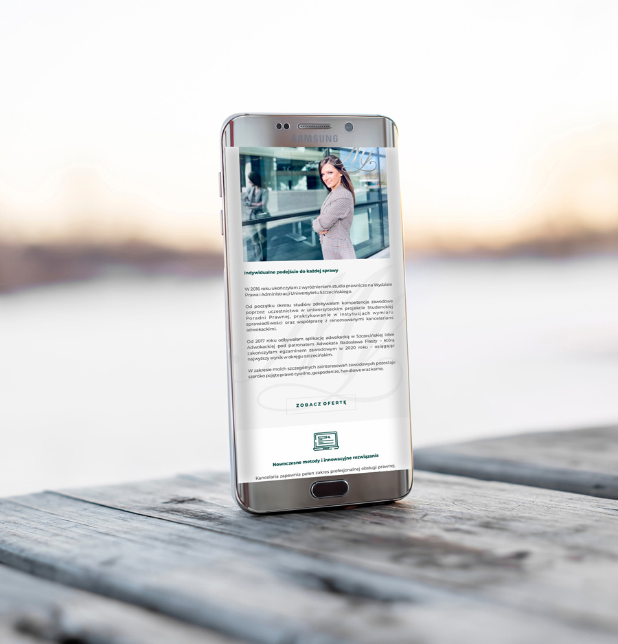 Kancelaria Adwokacka Adwokat Małgorzata Lipert, Wild Head Studio, strona internetowa