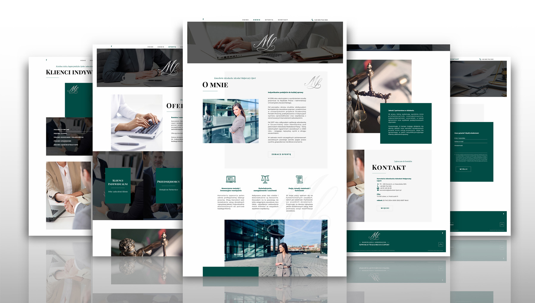 Kancelaria Adwokacka Adwokat Małgorzata Lipert, Wild Head Studio, strona internetowa
