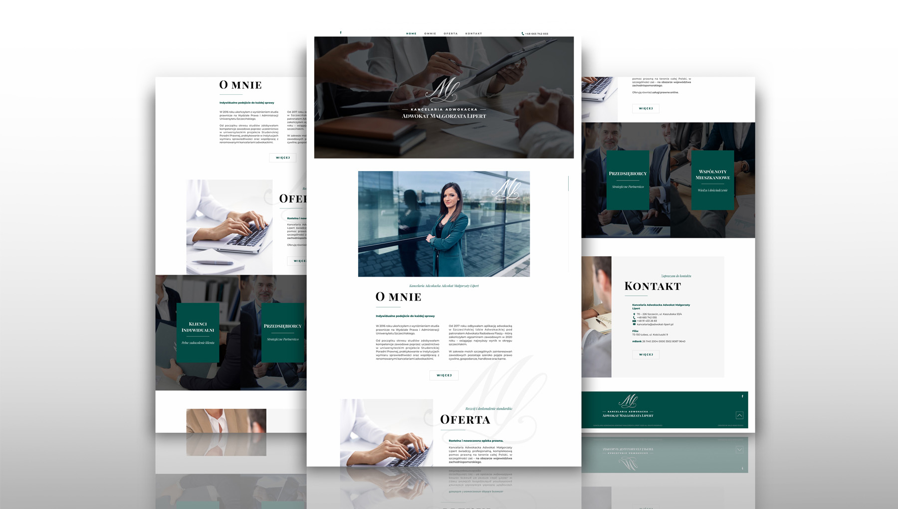 Kancelaria Adwokacka Adwokat Małgorzata Lipert, Wild Head Studio, strona internetowa
