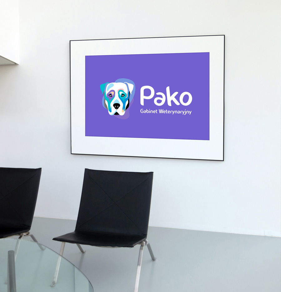 Pako Gabinet Weterynaryjny, Wild Head Studio, identyfikacja