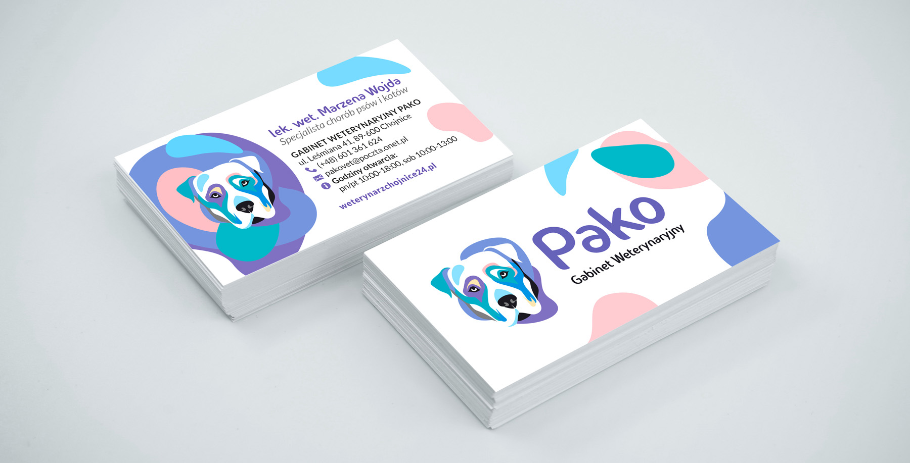 Pako Gabinet Weterynaryjny, Wild Head Studio, identyfikacja