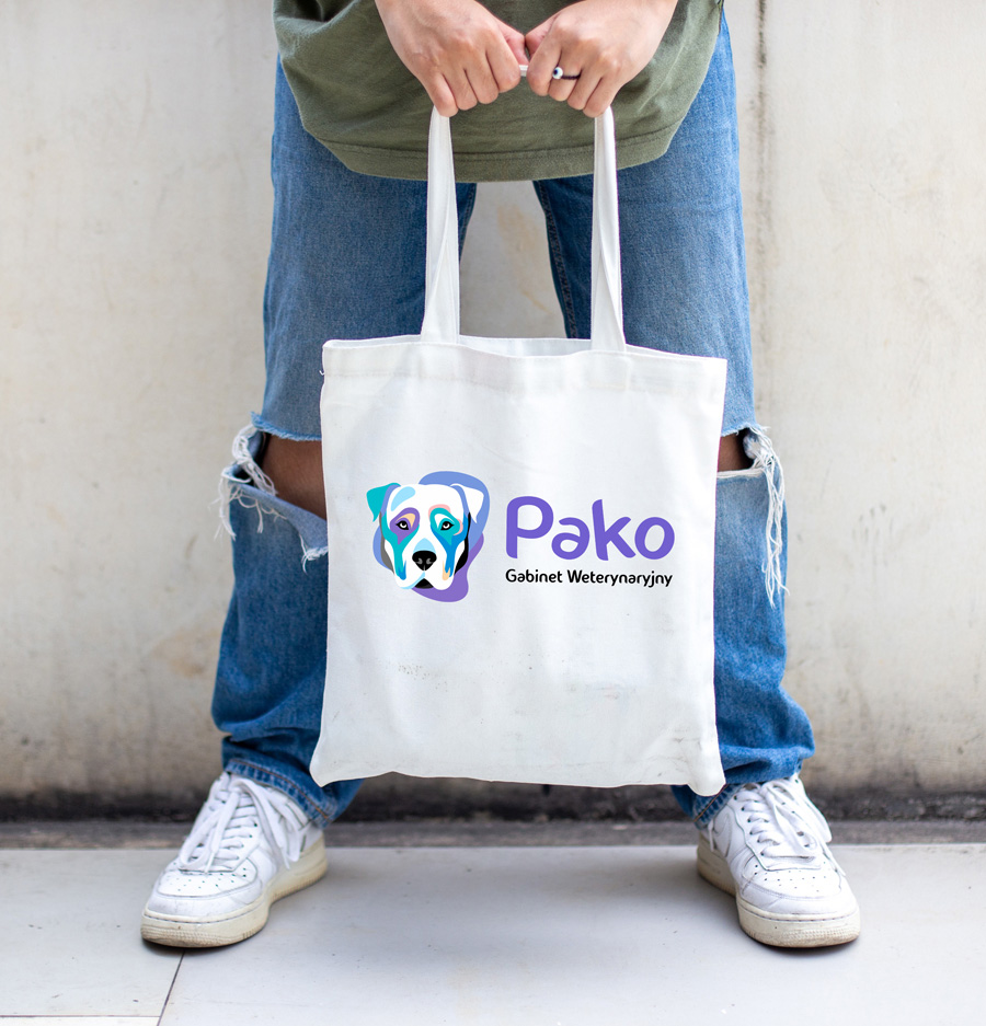 Pako Gabinet Weterynaryjny, Wild Head Studio, identyfikacja