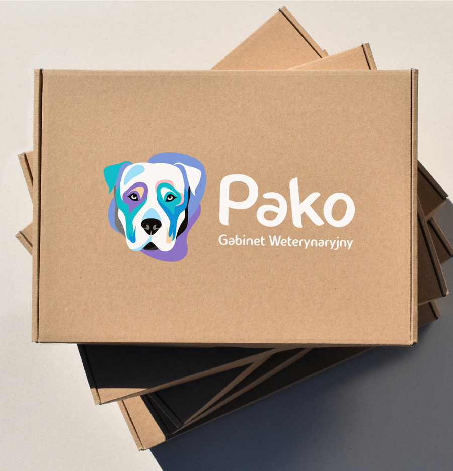 Pako Gabinet Weterynaryjny, Wild Head Studio, identyfikacja