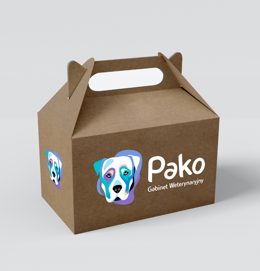 Pako Gabinet Weterynaryjny, Wild Head Studio, identyfikacja