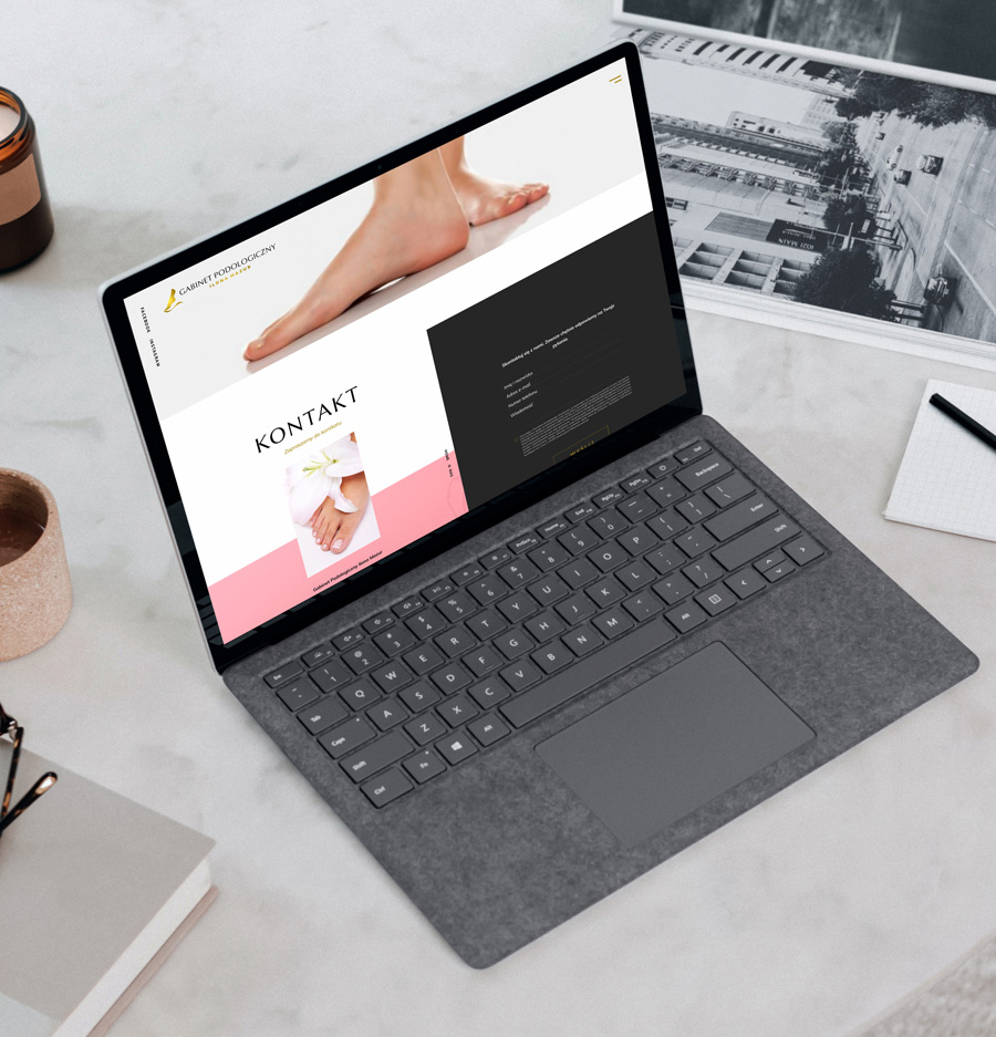 Gabinet Podologiczny Ilona Mazur, Wild Head Studio, strona internetowa