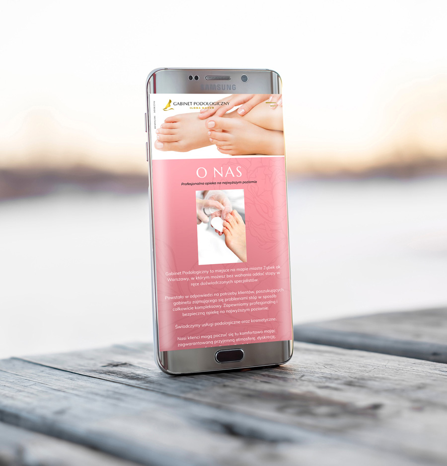 Gabinet Podologiczny Ilona Mazur, Wild Head Studio, strona internetowa