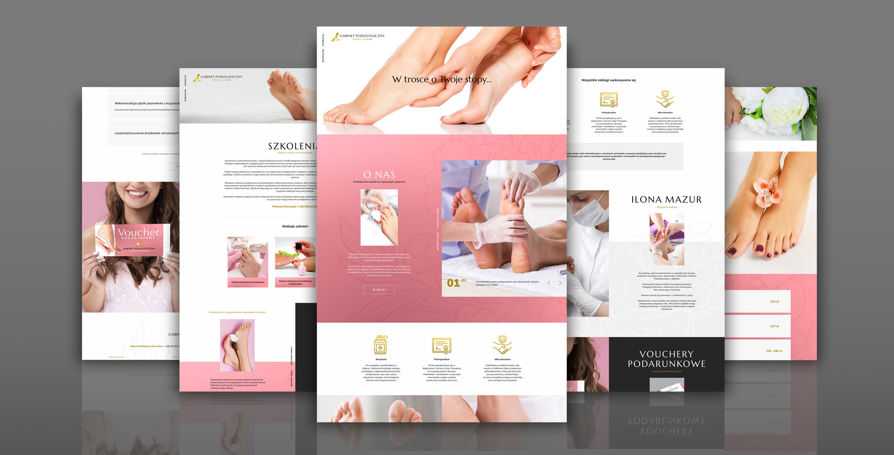 Gabinet Podologiczny Ilona Mazur, Wild Head Studio, strona internetowa