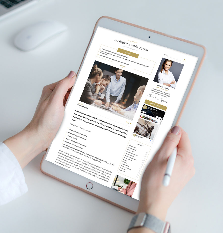 Prawnik po sąsiedzku, Wild Head Studio, strona internetowa