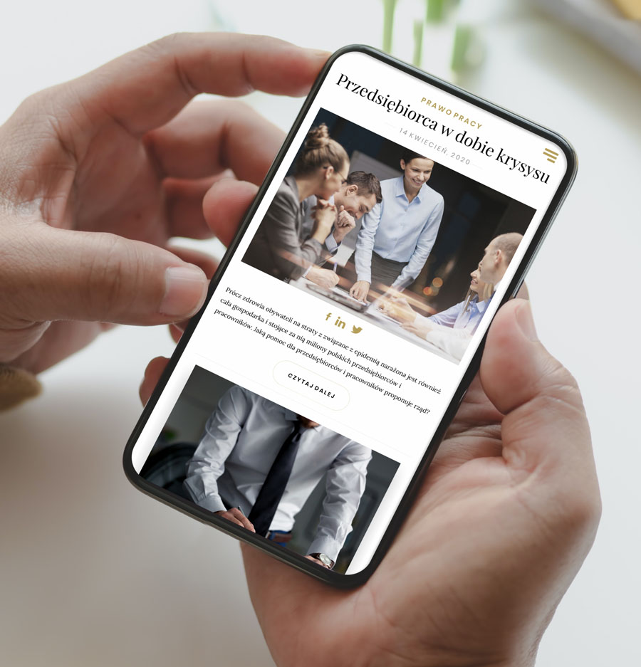 Prawnik po sąsiedzku, Wild Head Studio, strona internetowa