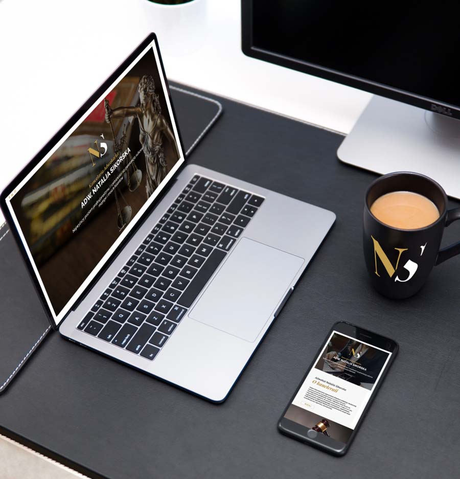 Kancelaria Adwokacka Adwokat Natalia Sikorska, Wild Head Studio, strona internetowa