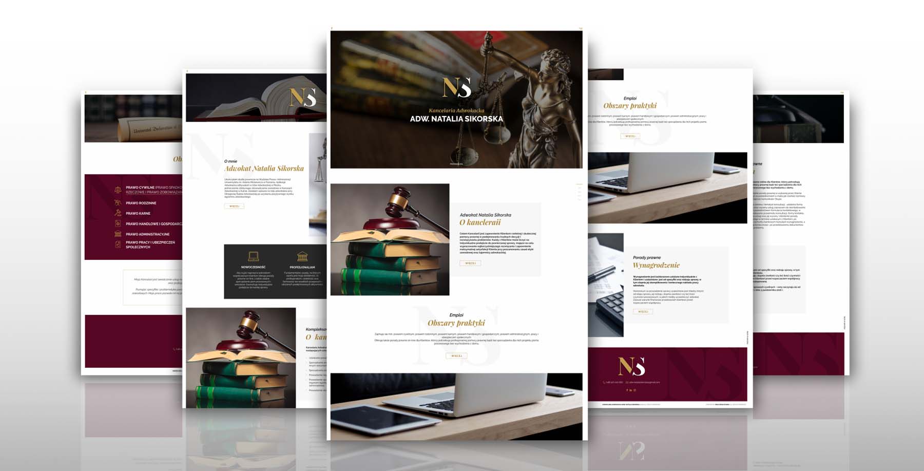 Kancelaria Adwokacka Adwokat Natalia Sikorska, Wild Head Studio, strona internetowa